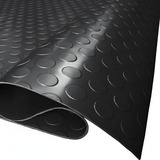 Piso De Borracha Formato Moeda Antiderrapante 3mm 7 00x1 00