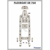 Piso De Thermo Deck Beach Para Flexboat Sr 760 Colocado