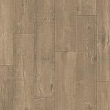 Piso Laminado Quick Step Eligna Wide 2 06 M Carvalho Café Restaurado QEWN 3679 