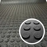 Piso Pastilhado Moeda Preto