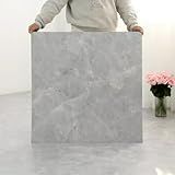 Piso Placa Adesiva Vinilico Piso Chão Impermeável Antiderrapante 60x60cm Cimento Luxo