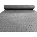 Piso Tapete Moeda Emborrachado Cinza 15m Comp X 0 8m Larg
