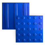 Piso Tatil 18 Alerta 30 Direcional Pvc 25x25cm Azul