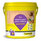 Piso Vinílico Cola Quartzolit Adesivo Weberfloor Balde 4kg