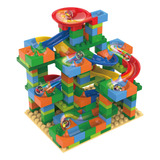 Pista Circuito Bolinhas De Gude Brinquedo Blocos Para Montar Quantidade De Peças 221 Versão Do Personagem Pista De Bolinhas De Gude