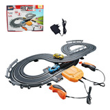 Pista Corrida Autorama Com Marcador De Numeros 214 Cm Curva