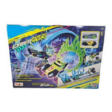 Pista Cyber Racers Robo Raceway C 2 Carrinho 1 3 M Maisto Cor Azul preto verde cinza E Amarelo