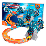 Pista De Carrinho Turbo Looping Triplo Com 48 Peças Braskit
