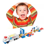 Pista De Carrinhos Corrida Brinquedo Infantil Lança Carrinhos