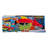 Pista De Carro De Brinquedo Reboque De Dragão Hot Wheels Da Mattel