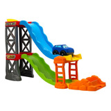 Pista De Corrida Com 2 Carrinhos E Rampa Ramp Racer Maral