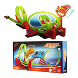 Pista De Corrida Super Track Com Loop 360 Carrinho E 22 Pçs