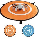 Pista De Pouso Decolagem Para Drone Heliponto Landing Pad Tamanho 55cm Dupla Face Com Bolsa De Transporte