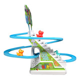 Pista Escorregador Elevador Luz Som Rampa Brinquedo Baby