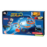 Pista Glow Flip Carrinho Recarregável 55 Peças 0407 Braskit