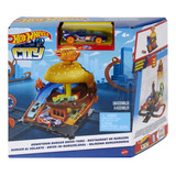 Pista Hot Wheels Burger Drive Thru City Downtown Mattel Cor Colorida