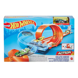Pista Hot Wheels Looping Com Carrinho Corrida Infantil
