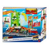 Pista Hot Wheels Posto Combustível Super Recarga Mattel Htn7