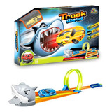 Pista Looping 360 Radical Tubarão Tipo Hotwheels Carrinho