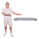 Pista Mesa Quente Aquecida P hamburgueria 119x50cm Aço Inox