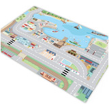 Pista Para Carrinhos Miniatura Cidade Pesca Barco 1 4x1 0m
