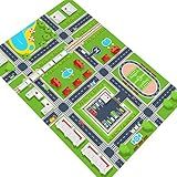 Pista Para Carrinhos Miniatura Cidade Vilarejo Lagoa 140x100cm