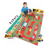 Pista Tapete De Lona P Brincar De Carrinho Hot Wheels Mt005