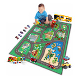 Pista Tapete De Lona P Brincar De Carrinho Hot Wheels Mt04