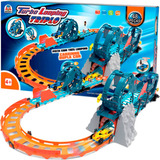 Pista Turbo Looping Triplo Braskit Carrinho Com Led E Usb