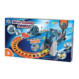 Pista Turbo Looping Triplo Carrinho Bateria 48 Pcs Braskit 