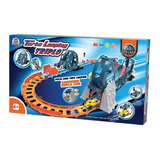 Pista Turbo Looping Triplo Carrinho Bateria 48 Peças Braskit