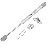 Pistão A Gás 150N Força Inversa Cinza Aço 285mm Hafele