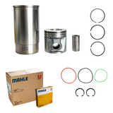 Pistão Anél E Camisa John Deere 4045 Hbm Novo Original Mahle
