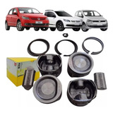 Pistão C anéis 0 50 Vw Fox Polo Golf 1 6 Flex Metal Leve