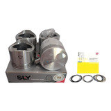 Pistao C Anel 1mm Fiorino Uno 147 1 3 8v Gas Biela S Bucha