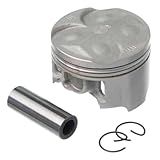PISTAO E ANEIS 0 50 MM PINO E TRAVAS MOTOR C 2S0107065 0 50