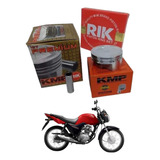 Pistao Kmp Aneis Rik 65mm 0 50 Cg Titan 150cc P 190 Cc