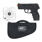 Pistola Airsoft C11 Co2 Rossi Wingun 6mm Alvos Capa