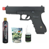 Pistola Airsoft Gbb Glock Vg V17 Full Metal Blowback Gás 