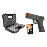 Pistola Airsoft Glock 17 Spring Rossi Vigor Gk V307 Maleta