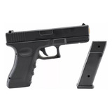Pistola Airsoft Glock Full Metal Spring 6mm Vg V20 Mola