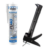 Pistola Aplicador De Silicone Cola Adesiva Pu40 Tekbond