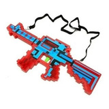 Pistola Arma Crafit Com Som Luz E Laiser Vermelho 38cm