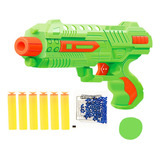Pistola Arma Dardos Espuma Gatilho Rápido Estilo Nerf 2 Em 1