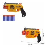 Pistola Arma Elite Dardos Blaster Gatilho Rápido Estilo Nerf