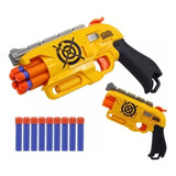 Arma Nerf Pistola + Scope + Pulseira +30 Dardos Brinquedo