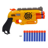 Pistola Arma Elite Dardos Blaster Gatilho Rápido Estilo Nerf