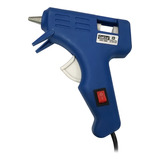 Pistola Cola Quente Azul Profissional Fina 10w Botao Lig des 110v 220v