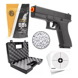 Pistola De Airsoft Glock Gk v307 Maleta Munição 6mm