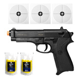 Pistola De Airsoft Spring Sp92 6mm Qgk 2000 Bbs Alvo